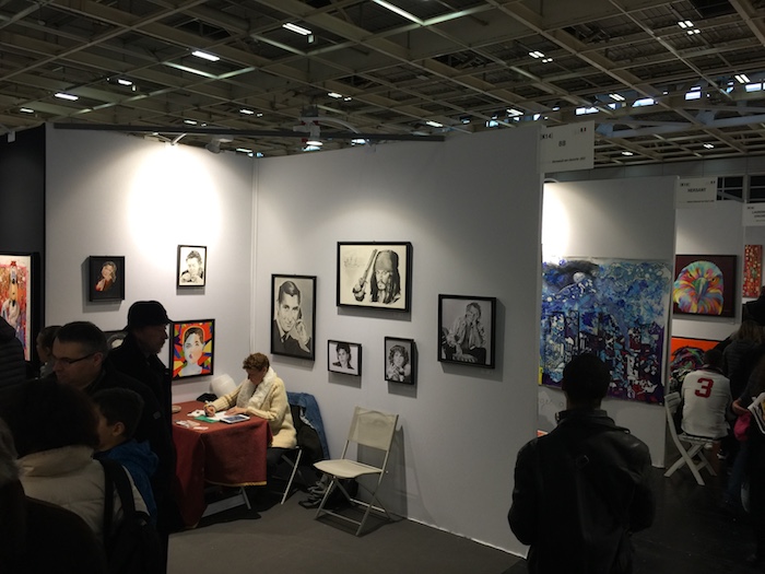 Art3f à Paris en janvier 2017 : Stand de BB (Gomme-Art Studios)