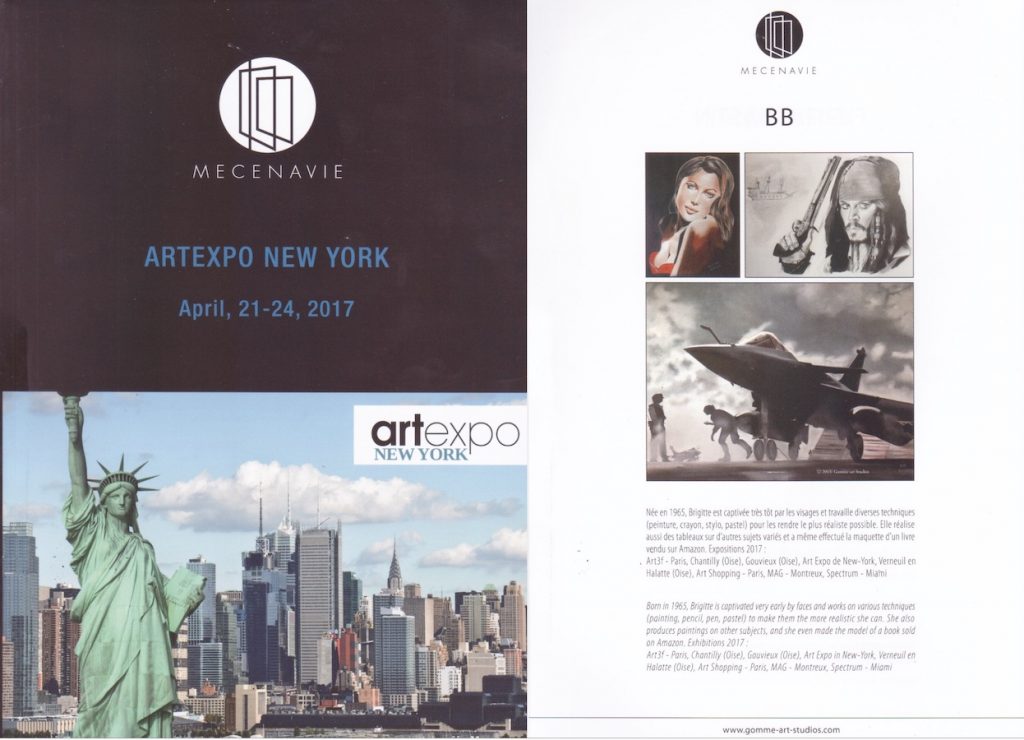 Catalogues - Mecenavie - Art Expo New York avril 2017 - Présentation de l'artiste BB.