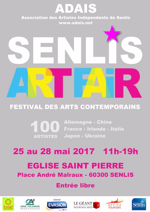 Senlis Art Fair 2017 : salon d'art contemporain où l'artiste BB sera présente