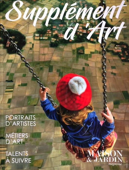 Supplément d'Art, vendu avec Maison et Jardin magazine de mars 2018.