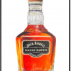 Jack Daniels reproduction - Bouteille dessinée aux crayons de couleur - ArtBox bois veiné noir.